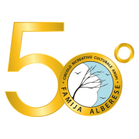 Logo 50 anni Famija Alberese quadr